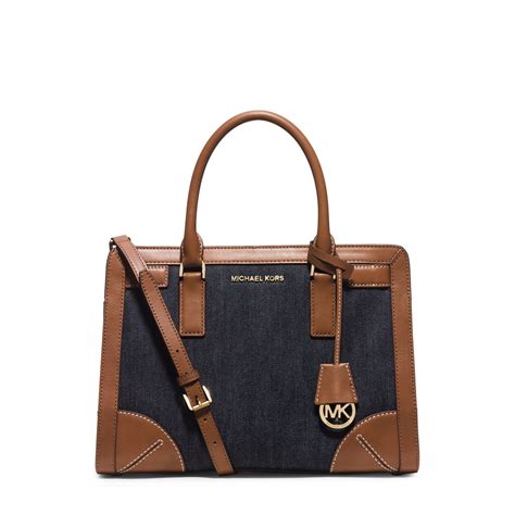 blue jean michael kors purse|michael kors blue handbags clearance.